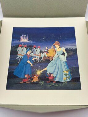 Walt Disney Cinderella Special Edition Lithograph Art Print AT&T Rewards Members